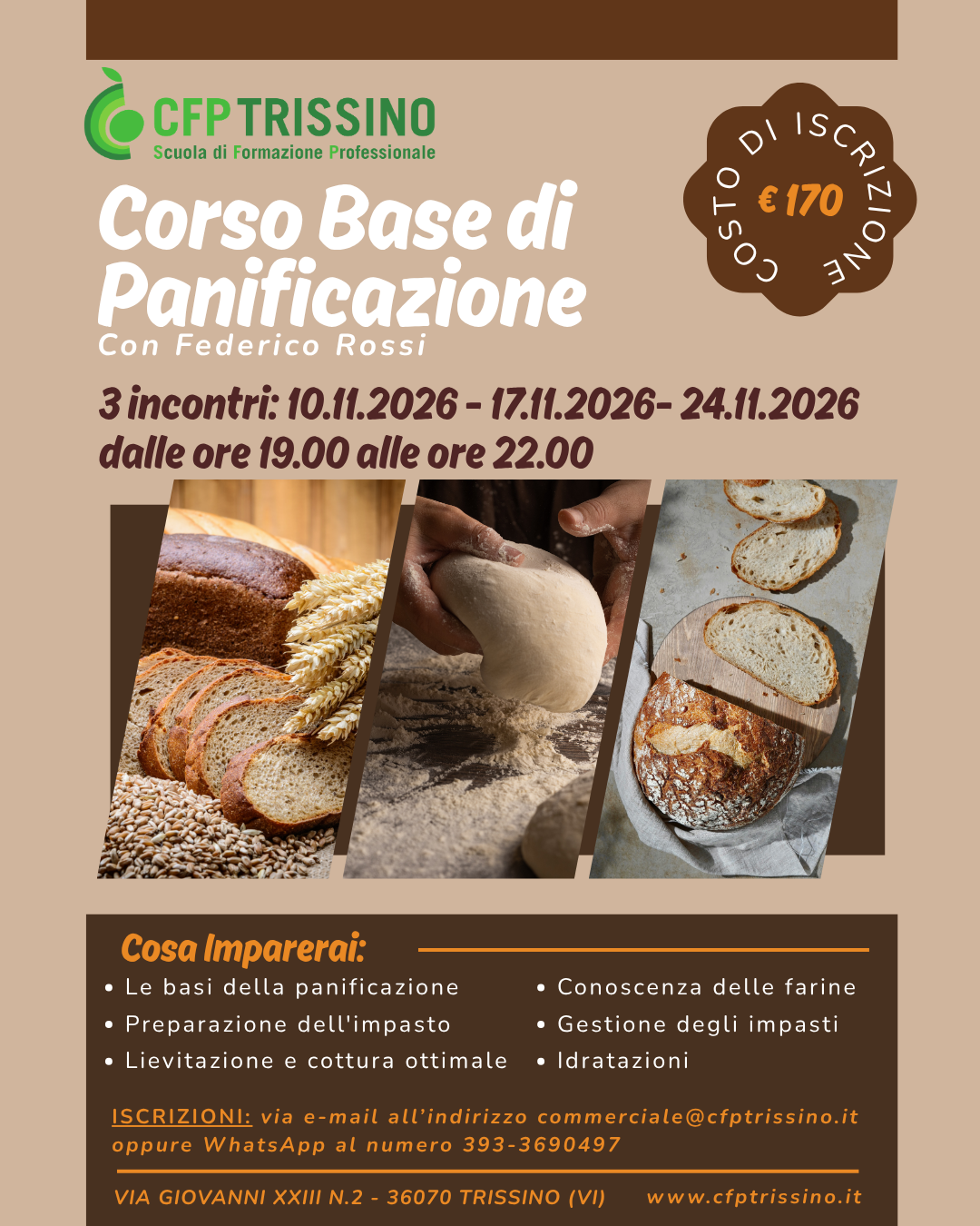  Corso Base di Panificazione 